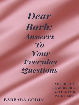 cover image of Dear Barb